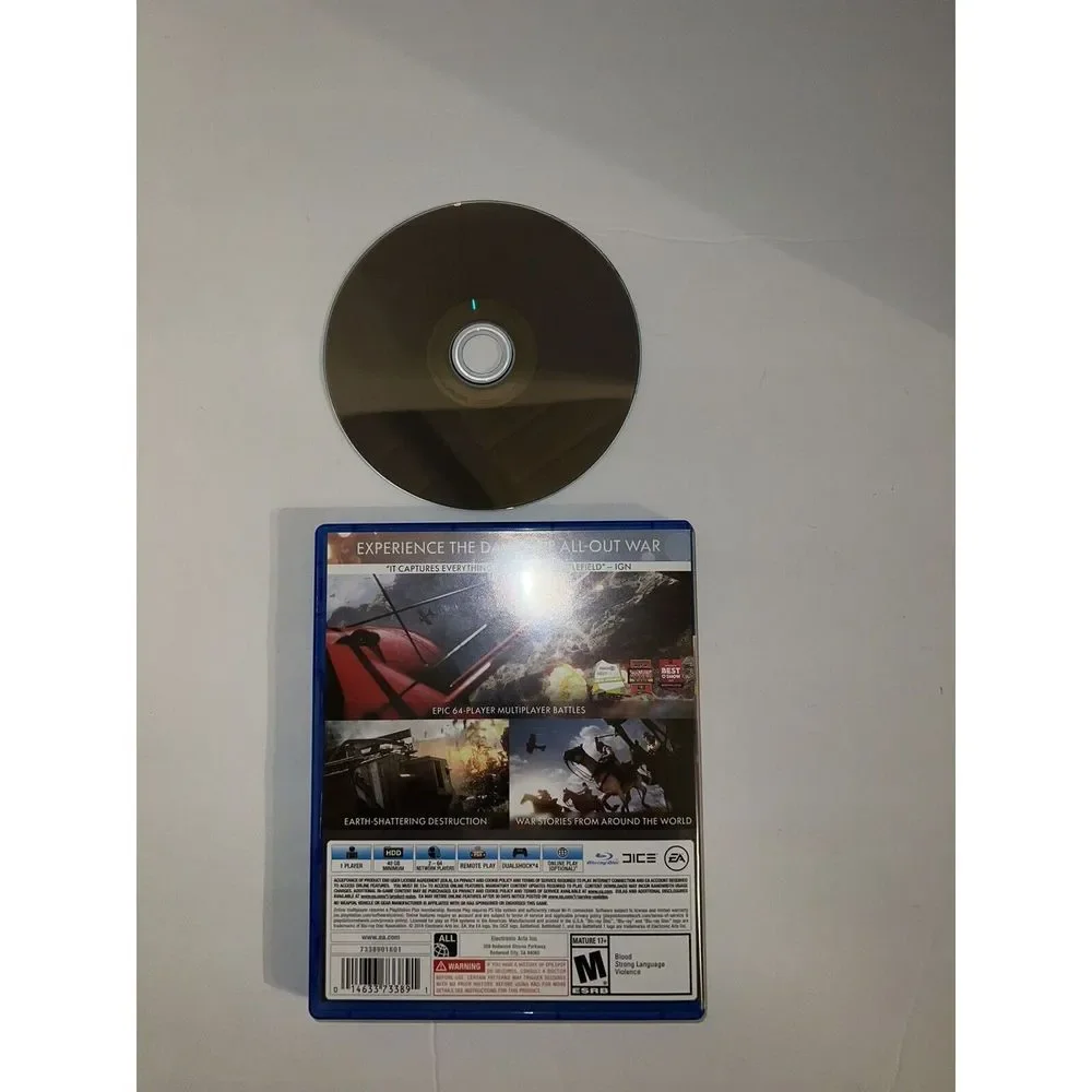 Battlefield 1 (PlayStation 4, 2016)